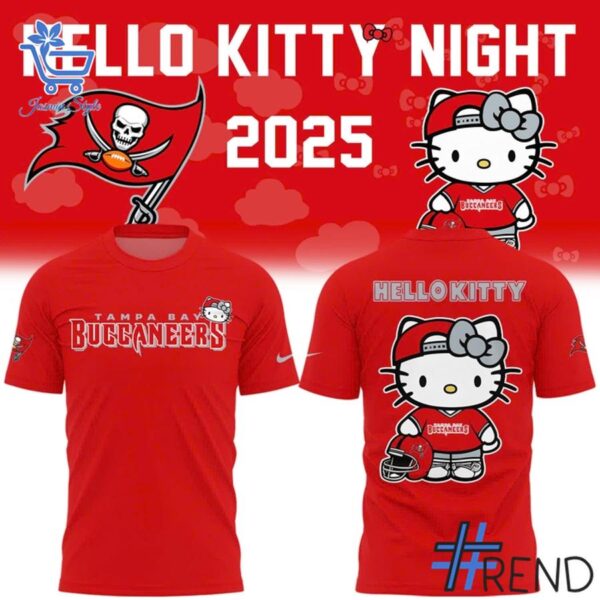 The 4 Tampa Bay Buccaneers Hello Kitty Night Hoodie delivers iconic streetwear energy.
