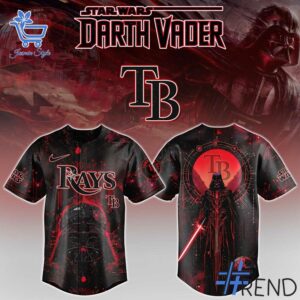 Premium quality 1 Tampa Bay Rays Darth Vader Baseball Jersey with a modern, versatile look