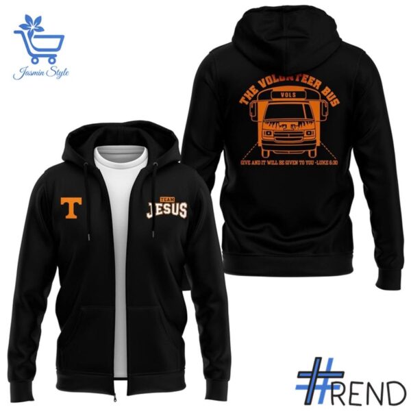 1 Tennessee Football Team Jesus Black Zip Hoodie designed with a clean aesthetic for everyday wear