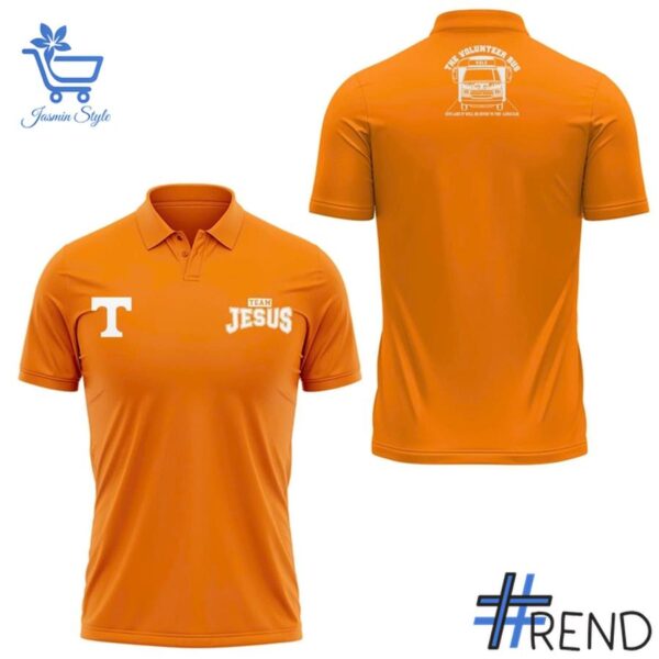 Bold and versatile 1 Tennessee Football Team Jesus Orange Polo Shirt for any occasion.
