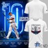 1 Texas Rangers 10 Years Of MLB Service Corey Seager shirt designed with a clean aesthetic for everyday wear