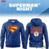 The 1 Texas Rangers Superman Night Hoodie delivers iconic streetwear energy.