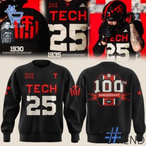 Bold and versatile 2 Texas Tech Football 2025 Hoodie for any occasion.