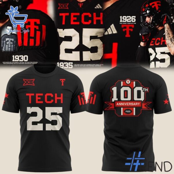 Bold and versatile 3 Texas Tech Football 2025 Hoodie for any occasion.