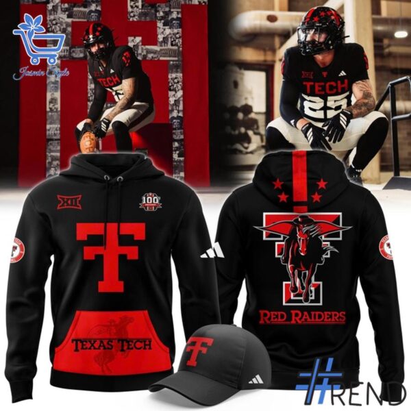 Bold and versatile 1 Texas Tech Red Raiders 100th Anniversary Throwback Inspired Hoodie for any occasion.
