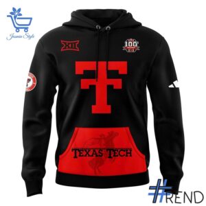 Bold and versatile 2 Texas Tech Red Raiders 100th Anniversary Throwback Inspired Hoodie for any occasion.