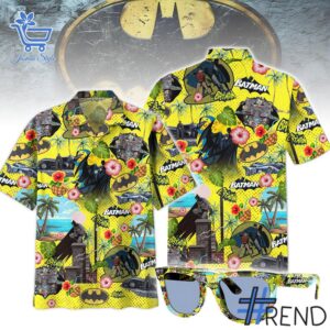Crafted with care, the 1 The Batman Tropical Hawaiian Shirt delivers a versatile look and lasting quality.