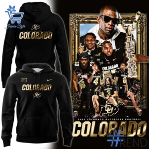 The 1 The Golden Colorado Buffaloes Uniform Hoodie brings street-ready confidence to everyday outfits.