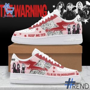 From casual to standout — 1 The Warning Keep Me Fed Nike Air Force Shoes says it all.