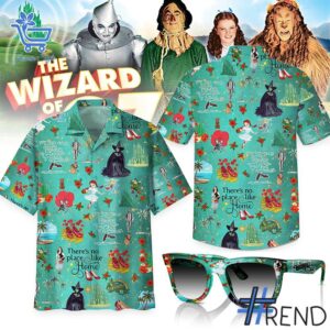 Stylish 1 The Wizard of Oz 2025 Hawaiian Shirt designed for everyday wear and lasting comfort.