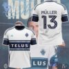 High-quality 1 Thomas Müller to Whitecaps FC Shirt featuring a stylish design for a standout look.