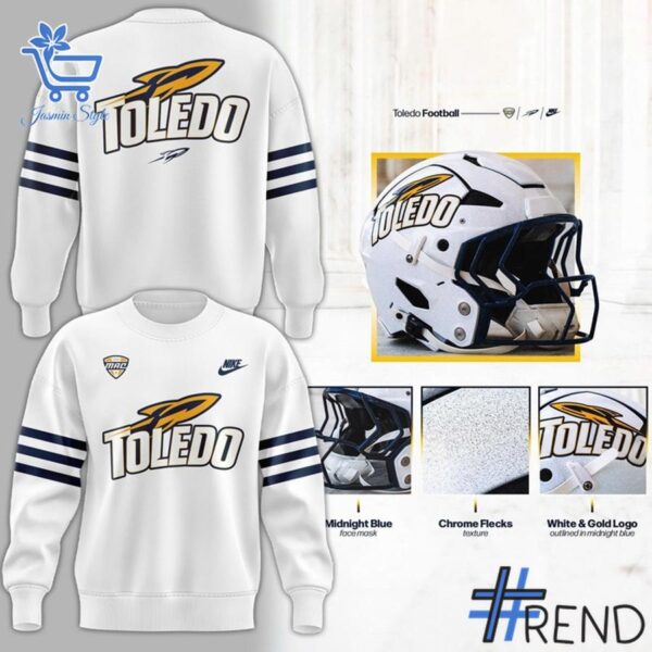 The 3 Toledo Rockets Uniform Helmet Wordmark Logo Hoodie brings street-ready confidence to everyday outfits.