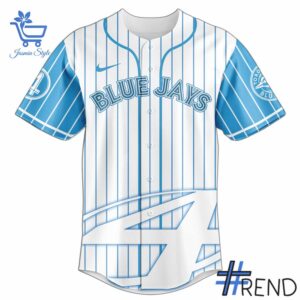 Level up your look with the bold style of 2 Toronto Blue Jays Fantastic Four Jersey.