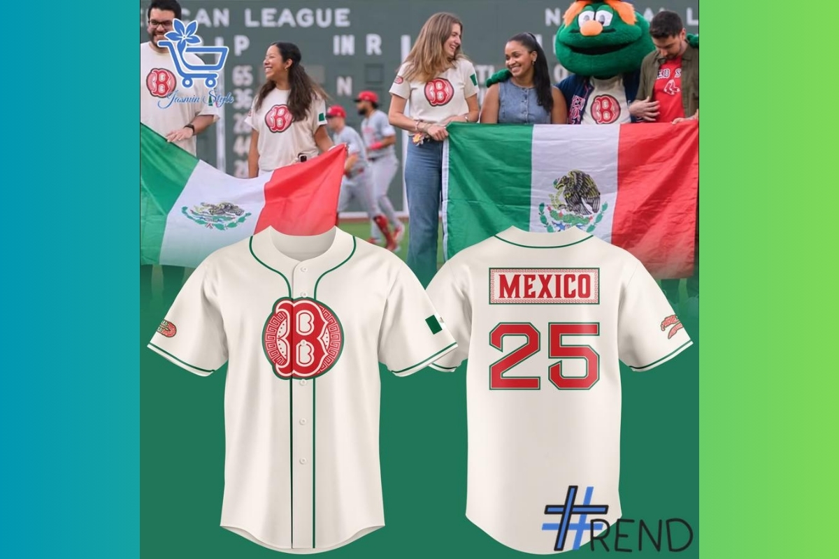 Trending Boston Red Sox Apparel 2025 Celebrate color, culture, and clutch moments with this Mexican Night jersey.