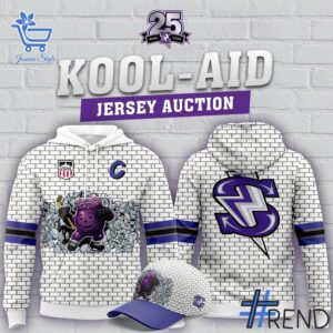 Premium quality 1 Tri City Storm x 2025 Kool Aid Night Hoodie with a modern, versatile look