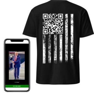 The Trump YMCA Troll US Flag QR Shirt brings a timeless classic into today’s style