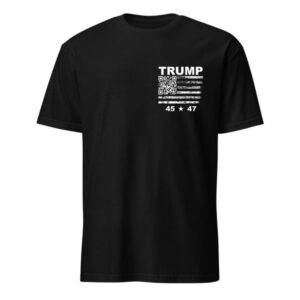 The Trump YMCA Troll US Flag QR Shirt brings a timeless classic into today’s style