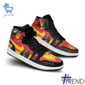 Take every step in comfort with 2 Twenty One Pilots Air Jordan High Top Shoes
