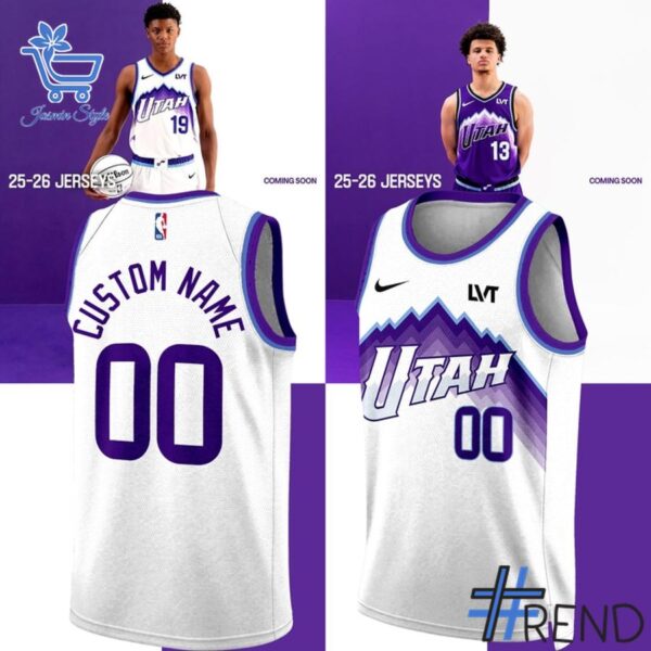 1 Utah Jazz 2025 City Edition Jersey featuring a bold design for everyday confidence.