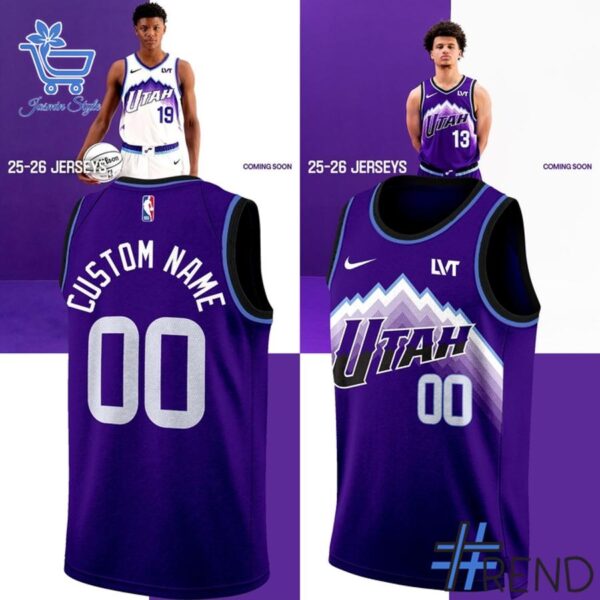 4 Utah Jazz 2025 City Edition Jersey featuring a bold design for everyday confidence.