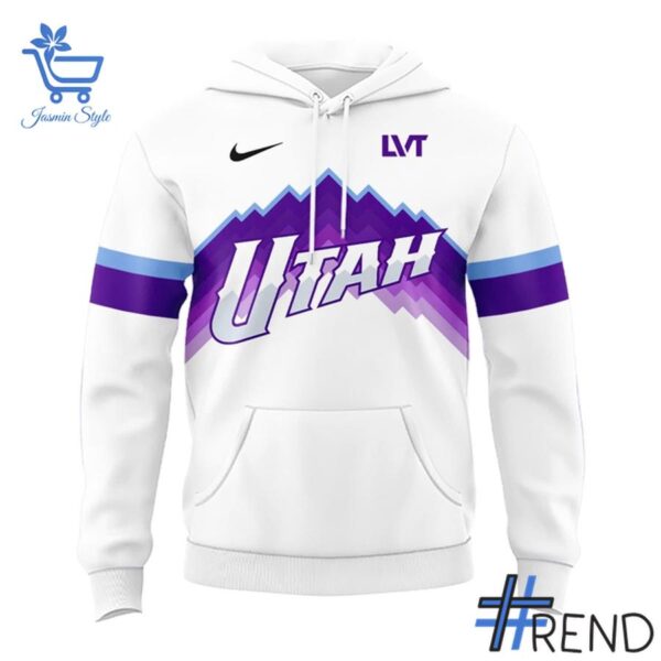 The 2 Utah Jazz Nike 2025 City Edition Hoodie delivers iconic streetwear energy.