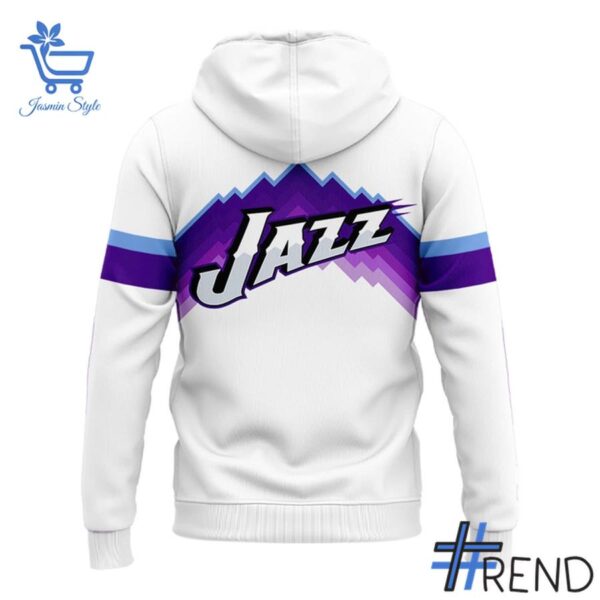 The 3 Utah Jazz Nike 2025 City Edition Hoodie delivers iconic streetwear energy.