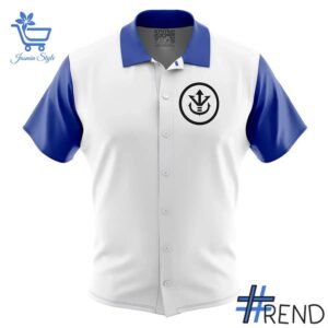 1 Vegeta Dragon Ball Z Hawaiian Shirt featuring a bold design for everyday confidence.