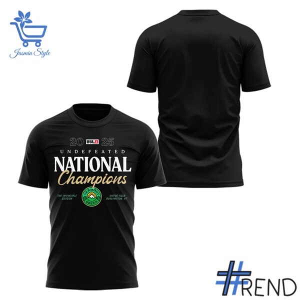 High-quality 2 Vermont Green FC National Champions Shirt featuring a stylish design for a standout look.