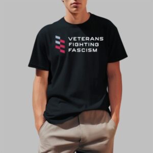 Veterans Fighting Fascism Shirt designed with a clean aesthetic for everyday wear
