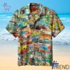 The 1 Vintage Travel Collage Hawaiian Shirt delivers iconic streetwear energy.