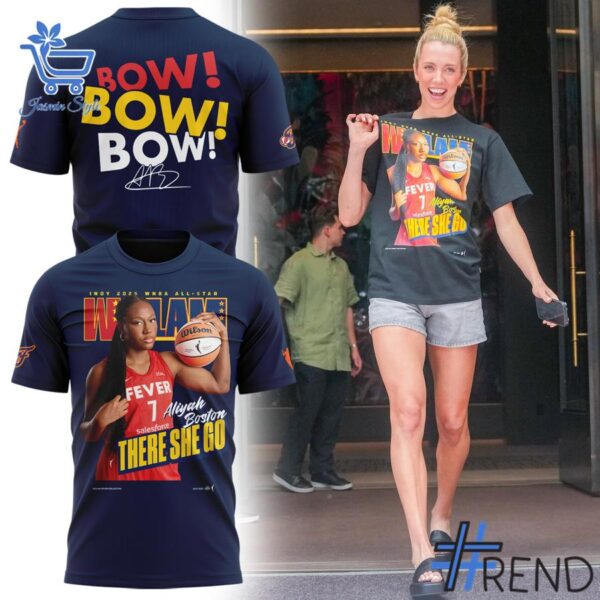 Level up your look with the bold style of WSLAM Aliyah Boston Indiana Fever Shirt.