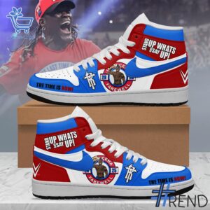 From casual to standout — 1 WWE John Cena The Time Is Now Air Jordan 1 Shoes says it all.