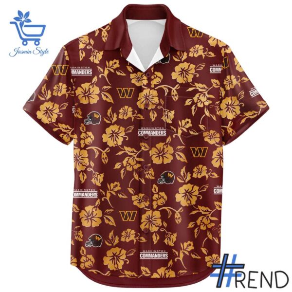 2 Washington Commanders 2025 Margaritaville Night Hawaiian Shirt designed with a clean aesthetic for everyday wear