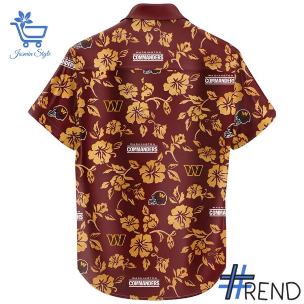 3 Washington Commanders 2025 Margaritaville Night Hawaiian Shirt designed with a clean aesthetic for everyday wear