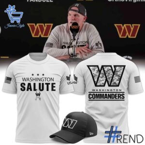 The 2 Washington Commanders 2025 Salute to Service Hoodie delivers iconic streetwear energy.
