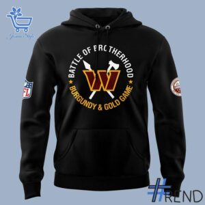 Bold and versatile 2 Washington Commanders Battle of Brotherhood hoodie for any occasion.