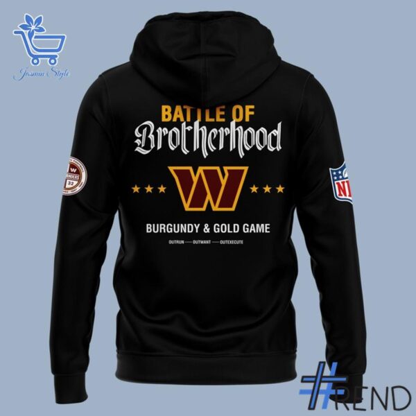 Bold and versatile 3 Washington Commanders Battle of Brotherhood hoodie for any occasion.