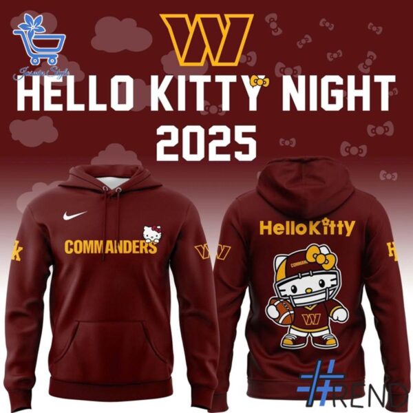 Bold and versatile 4 Washington Commanders Hello Kitty Shirt for any occasion.