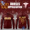 The 1 Washington Commanders Nurses Appreciation 2025 Hoodie delivers iconic streetwear energy.