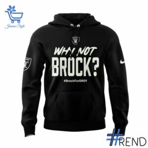 Premium quality 2 Why Not Brock Brock For Oroy Las Vegas Raiders Hoodie with a modern, versatile look