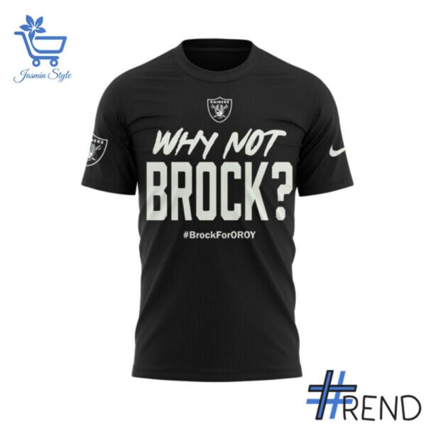 Premium quality 5 Why Not Brock Brock For Oroy Las Vegas Raiders Hoodie with a modern, versatile look