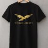 World Liberty T Shirt featuring a bold design for everyday confidence.