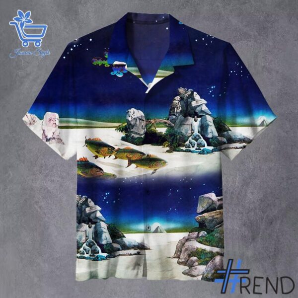 The 1 YES band Tales from Topographic Oceans Hawaiian Shirt delivers iconic streetwear energy.