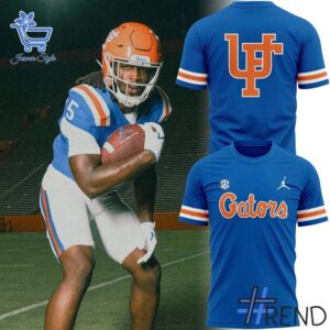 Refresh your collection with the timeless 1 1960s Throwback Uniform Florida Gators Football T Shirt.