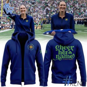 Versatile Cheer Her Name Notre Dame Fighting Irish Hoodie perfect for casual and sporty looks.
