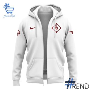 Refresh your collection with the timeless 2 2025 Coach Patty Gasso Oklahoma Sooners Softball Zip Hoodie.