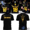 Versatile Dark Mode Arizona State Sun Devils Football T Shirt perfect for casual and sporty looks.