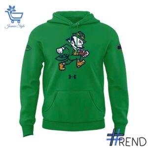 Refresh your collection with the timeless 2 2025 Leprechaun Notre Dame Football Hoodie.