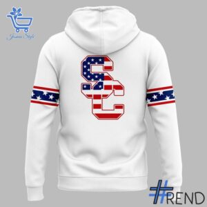 Versatile Military Appreciation USC Trojans Hoodie perfect for casual and sporty looks.