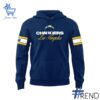 Versatile São Paulo Game Los Angeles Chargers Hoodie perfect for casual and sporty looks.